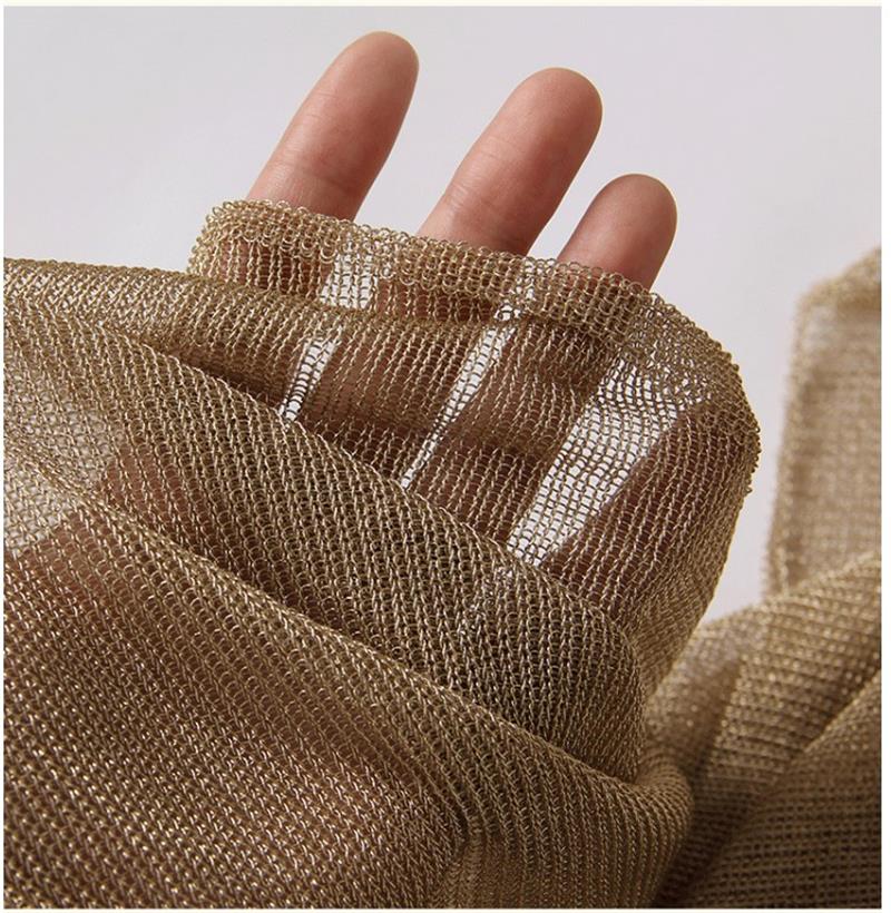 Трикотажная ткань с металличес – обзор и цена Crystal Mesh Fabric